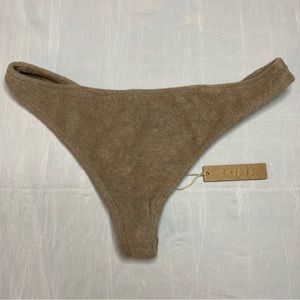 Skims Terry thong in color Desert, size S